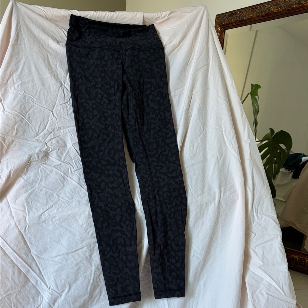 Black Patterned Leggings